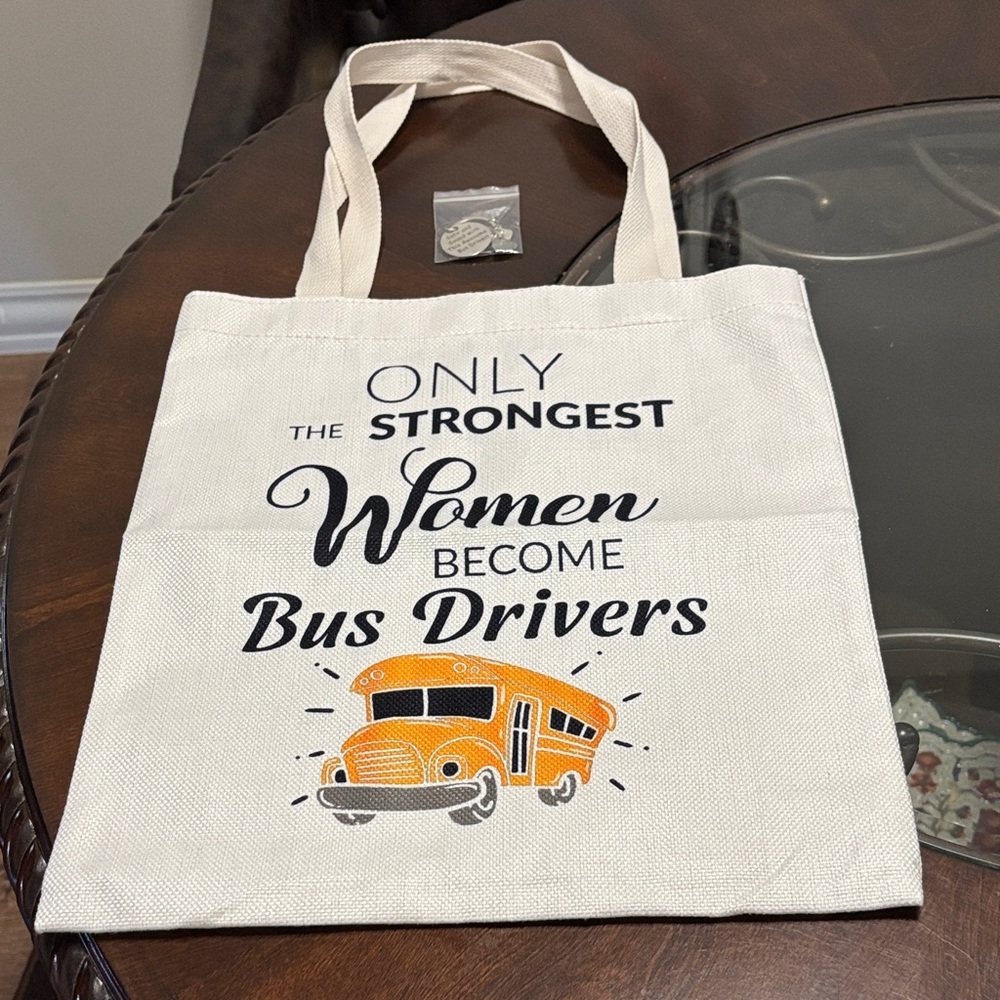 Canvas Tote Bag with Inspirational Print